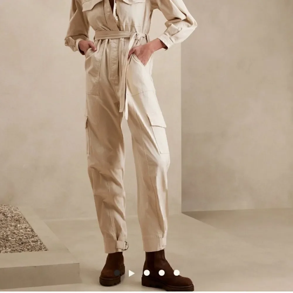 Banana Republic Andi Moleskin Flight Jumpsuit